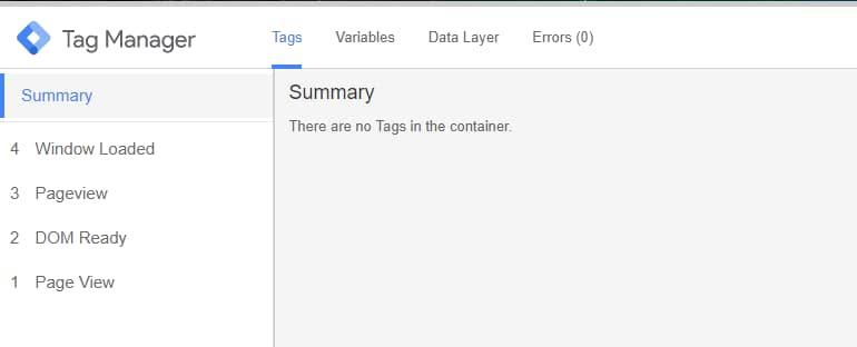 Image 6: Testando container GTM e WIX