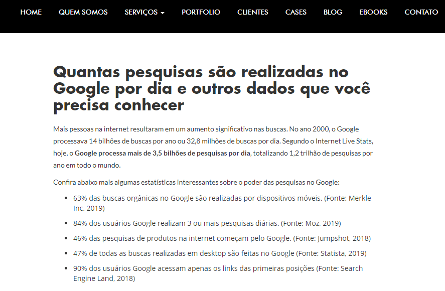 46% das pesquisas de produtos começam pelo Google
