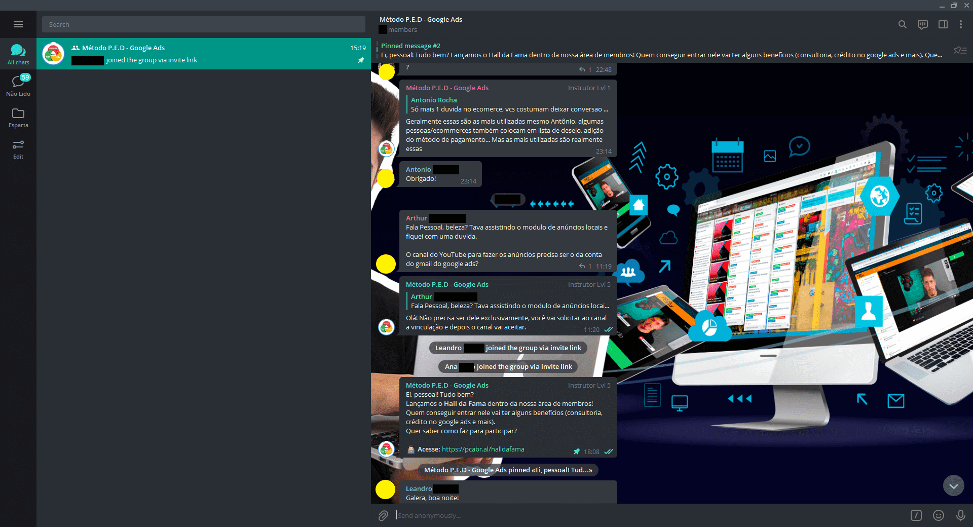 Grupo VIP no Telegram