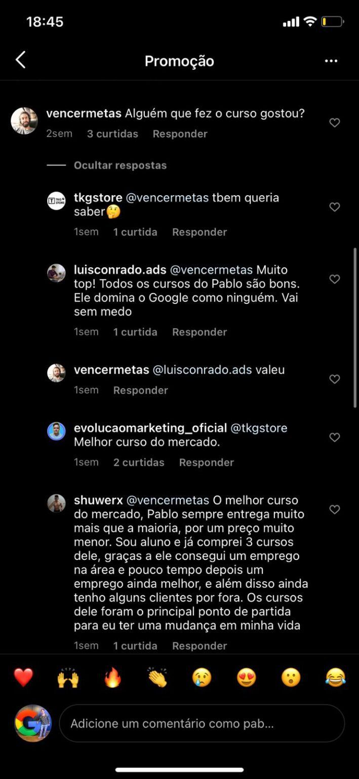 Resultado de aluno 5