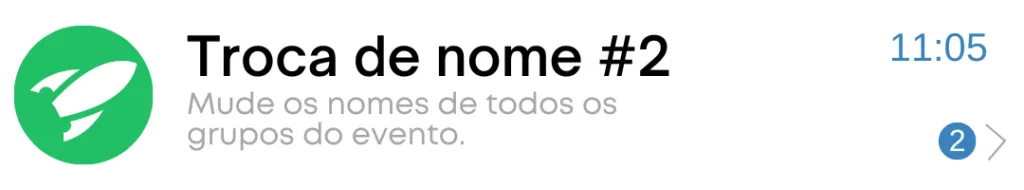Troca em massa de informações dos grupos no DevZapp